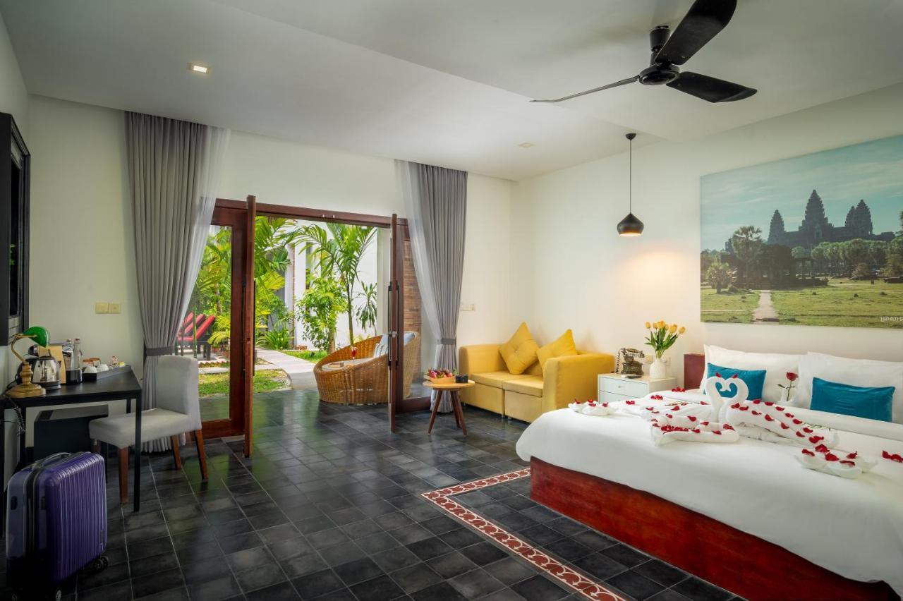 Bopha Wat Bo Residence シェムリアップ エクステリア 写真